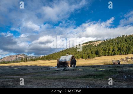 Old Barn in the Greater Wenatchee Area, WA Stock Photo