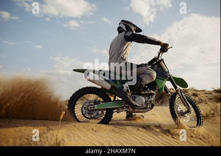 Speed Rider Motorcycle Professional speed rider driving in motocross race Stock Photo - Alamy