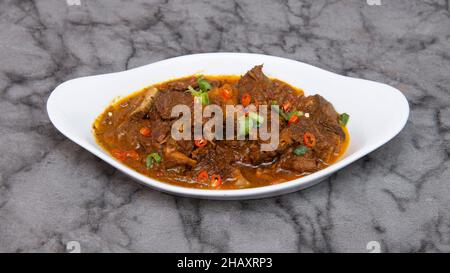 Curried goat Jamaican & West Indian Food Stock Photo