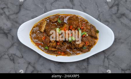 Curried goat Jamaican & West Indian Food Stock Photo