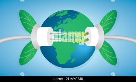 Woman sitting on magnifying glass, eye in focus lens. Vector illustration. Dimension 16:9. Stock Vector