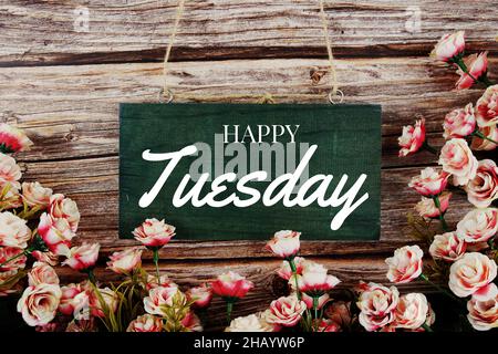 Happy tuesday letters colorful. Vector Typography background. can be used  on banner design and for advertisement. 12978532 Vector Art at Vecteezy