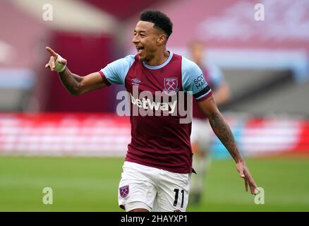 File photo dated 11-04-2021 of West Ham United's Jesse Lingard. West Ham signed Manchester United midfielder Jesse Lingard on loan until the end of the season. Issue date: Thursday December 16, 2021. Stock Photo