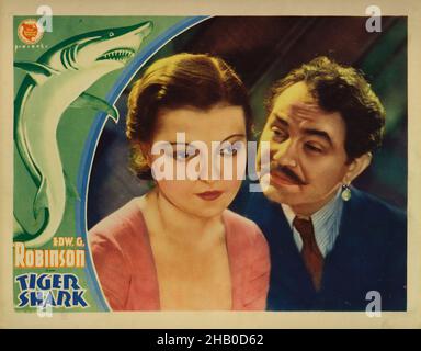 EDWARD G. ROBINSON and ZITA JOHANN in TIGER SHARK (1932), directed by HOWARD HAWKS. Credit: FIRST NATIONAL/WARNER BROTHERS / Album Stock Photo