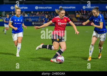 Kirsty Hanson 18,  during Everton Ladies v Manchester United Ladies football, Barclay’s FA Women’s Continental Tyres Cup, Result Everton 0 Manchester United 2,  at Everton Ladies Home ground, Walton Hall Park. Liverpool.  Terry Scott