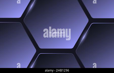 Abstract 3d technology hexagon very peri background. Three-dimensional honeycomb shapes texture Stock Vector