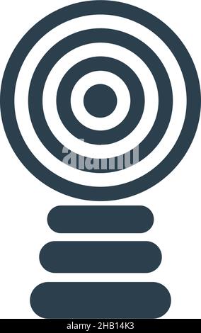 Signal icon flat design template vector illustration Stock Vector