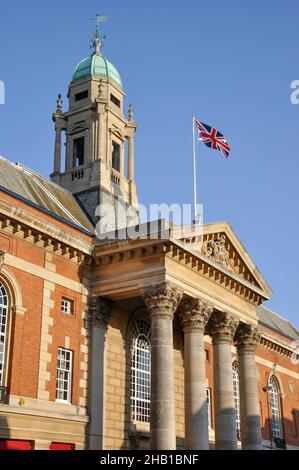 Town Hall, Bridge Street, Peterborough, Cambridgeshire, England, United Kingdom Stock Photo