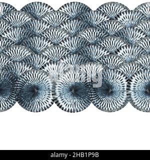 Metallic paper rosette decoration Stock Photo