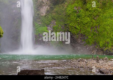 Tappiya Falls near Batad village, Luzon island, Philippines Stock Photo