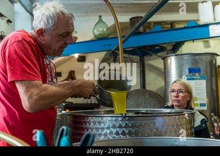 Traditional Oil Mill (Moulin a Huile Traditionnel) in Draguignan, France Stock Photo