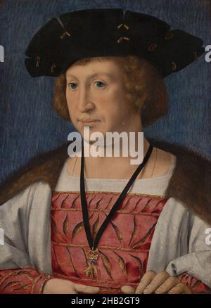 Portrait of Floris van Egmond 1469-1539, Jan Gossaert, 1519 Stock Photo