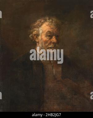 Study of an old man, Rembrandt van Rijn, circle of Stock Photo - Alamy