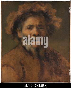 Study of an old man, Rembrandt van Rijn, 1650 Stock Photo - Alamy