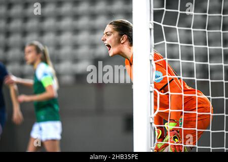 Paris, France. 16th Dec, 2021. Telma Ivarsdottir during the UEFA Women's Champions League, Group B football match between Paris Saint-Germain and Breidablik UBK on December 16, 2021 at Jean Bouin stadium in Paris, France - Photo Victor Joly / DPPI Credit: DPPI Media/Alamy Live News Stock Photo