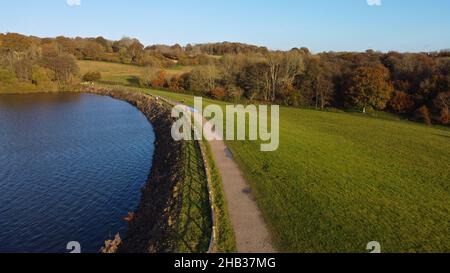 Aerial view of Ardingly Resevoir Stock Photo - Alamy