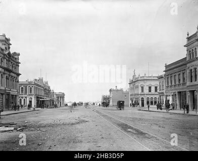 Dee Street, Invercargill, Burton Brothers studio, photography studio, 1880s, Dunedin, gelatin dry plate process Stock Photo