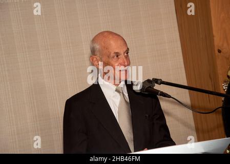 Lorton, United States Of America. 15th Dec, 2021. The Honorable Secretary Michael Chertoff, Former Secretary, U.S. Department of Homeland Security, and Founder, The Chertoff Group is presented with the Homeland Security Lifetime Achievement Award during the 10th Anniversary of GTSC & the HSToday 2021 Holiday Awards at the The River View at Occoquan on December 15, 2021 in Lorton, VA. (Photo by Kris Connor/Sipa USA) Credit: Sipa USA/Alamy Live News Stock Photo