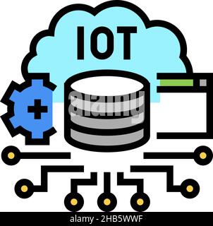 regtech electronic equipment line icon vector illustration Stock Vector ...