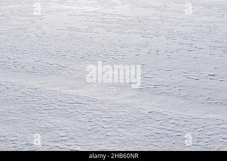 snow ice surface texture Stock Photo