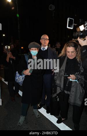Isabel Maxwell (Ghislaine Maxwell’s sister) arrives at the New York