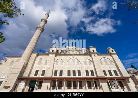 Fatih Mosque on a sunny day in Istanbul, Turkey. Stock Photo