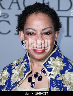 Los Angeles, USA. 16th Dec, 2021. LOS ANGELES, CALIFORNIA, USA - DECEMBER 16: Joann Loveless arrives at the Los Angeles Premiere Of Apple Original Films' and A24's 'The Tragedy Of Macbeth' held at the Directors Guild of America Theater Complex on December 16, 2021 in Los Angeles, California, USA. (Photo by Xavier Collin/Image Press Agency/Sipa USA) Credit: Sipa USA/Alamy Live News Stock Photo