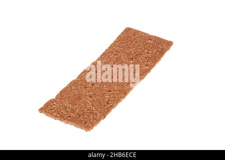 thin rye rye loaf isolated on white background. High quality photo Stock Photo