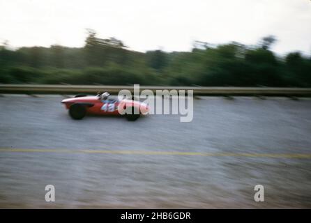 Formula One motor racing Italian Grand prix Monza, Sept 1961 Maurice Trintignant, Cooper-Maserati car Stock Photo