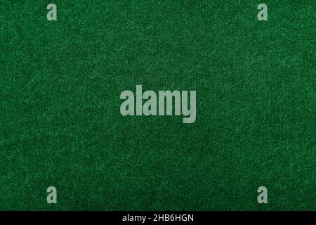 Felt or wool texture for green background Stock Photo