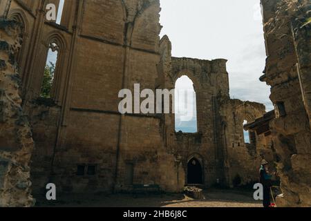 Magnificent ruins of the 16th century monastery of San Anton - Castrojeriz, Castile and Leon, Spain. High quality photo Stock Photo