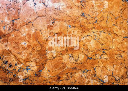 Stone surface. High quality orange marble. Natural marble texture background with high resolution. Stock Photo