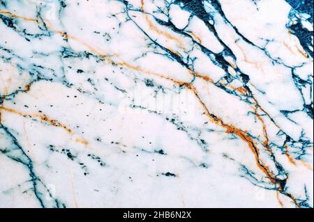 Natural white and blue marble texture background. Emperador glossy slab stone texture for digital wall and floor tiles, granite slab stone ceramic til Stock Photo