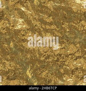 Scrunchy Crunchy Rough Foil Seamless Texture Pattern in lavish Gold Stock Photo