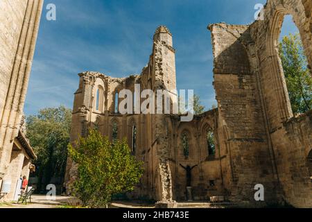 Magnificent ruins of the 16th century monastery of San Anton - Castrojeriz, Castile and Leon, Spain. High quality photo Stock Photo