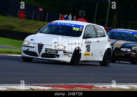 Jonathan Billingsley, Alfa Romeo 156, 750MC HITEK Alfa Romeo Championship, Festival Italia, Brands Hatch, Fawkham, Kent, England, Sunday 15th August, Stock Photo