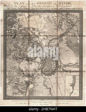 Danzig Map, Map of Danzig, Danzig Print, Danzig Plan, Danzig Poster, Danzig Wall Art, Old Gdansk Map, Map of Gdansk, Gdansk City, Gdańsk Map Stock Photo