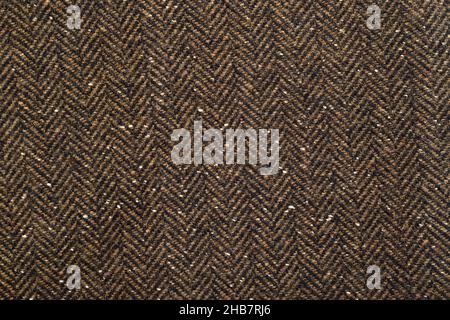 Top View of Herringbone Cloth Texture Background Stock Photo