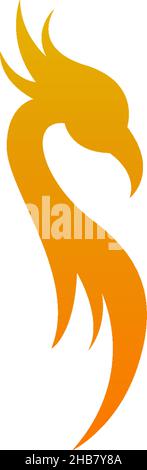 Phoenix logo icon design template vector illustration Stock Vector