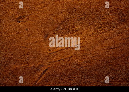Copper colored wall texture background with textures of different shades of copper or bronze Stock Photo