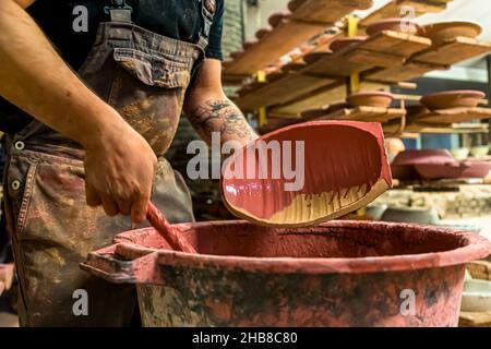 Poterie NOT in Mas-Saintes-Puelles, France Stock Photo