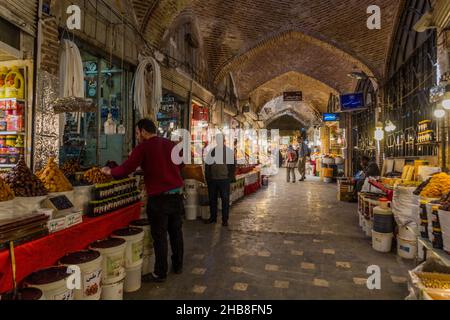 ARDABIL, IRAN - APRIL 10, 2018: View of the bazaar market in Ardabil, Iran Stock Photo