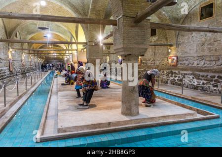 ZANJAN, IRAN - APRIL 13, 2018: Rakhtshoykhaneh Rakhatshor Khaneh Museum of an ancient wash house in Zanjan, Iran. Stock Photo