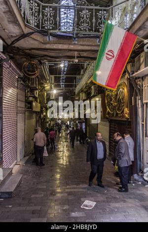 TEHRAN, IRAN - APRIL 15, 2018: View oft the Tehran Bazaar, Iran Stock Photo