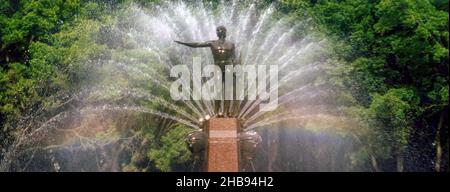 The J.F. Archibald Memorial Fountain in Hyde Park in Sydney, Australia Stock Photo