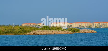 Beautiful view on the Atlantic Coast in Fort Pierce, St. Lucie County, Florida Stock Photo
