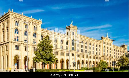 historic building of government of Upper Bavaria in Munich Stock Photo