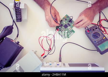electronic measuring instruments Stock Photo - Alamy