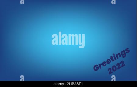 design of greeting 2022 card on abstract background Stock Vector