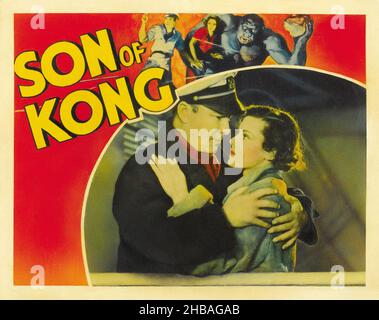 ROBERT ARMSTRONG and HELEN MACK in THE SON OF KONG (1933), directed by ERNEST B. SCHOEDSACK. Credit: RKO / Album Stock Photo